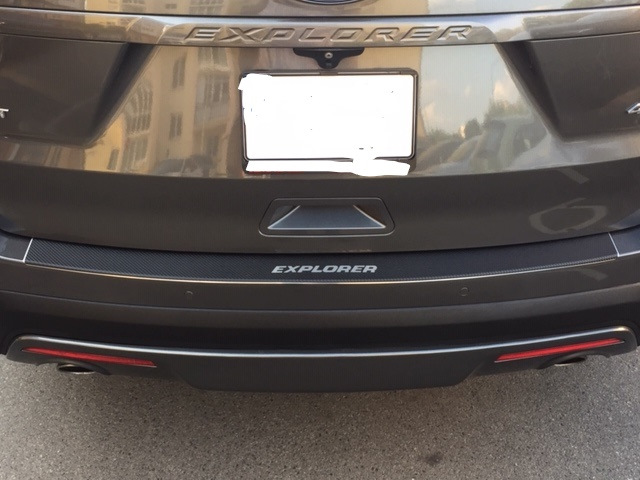 накладка на задний бампер — Ford Explorer (5G), 3,5 л, 2016 года ...
