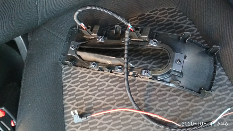 6. делаем проводку — Lada Vesta SW (1G)