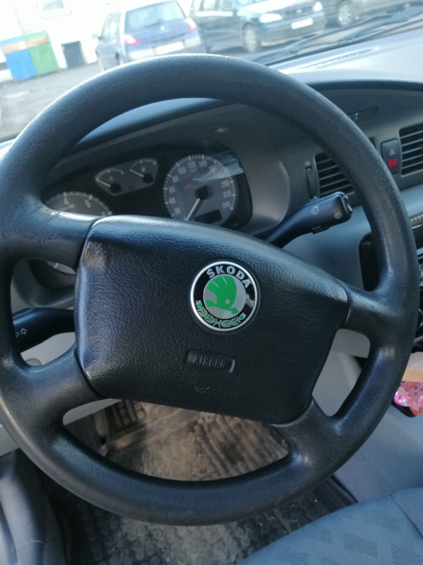 Обшивка руля.Руль в кожу. — Skoda Octavia A4 Mk1, 1,8 л, 1997 года ...