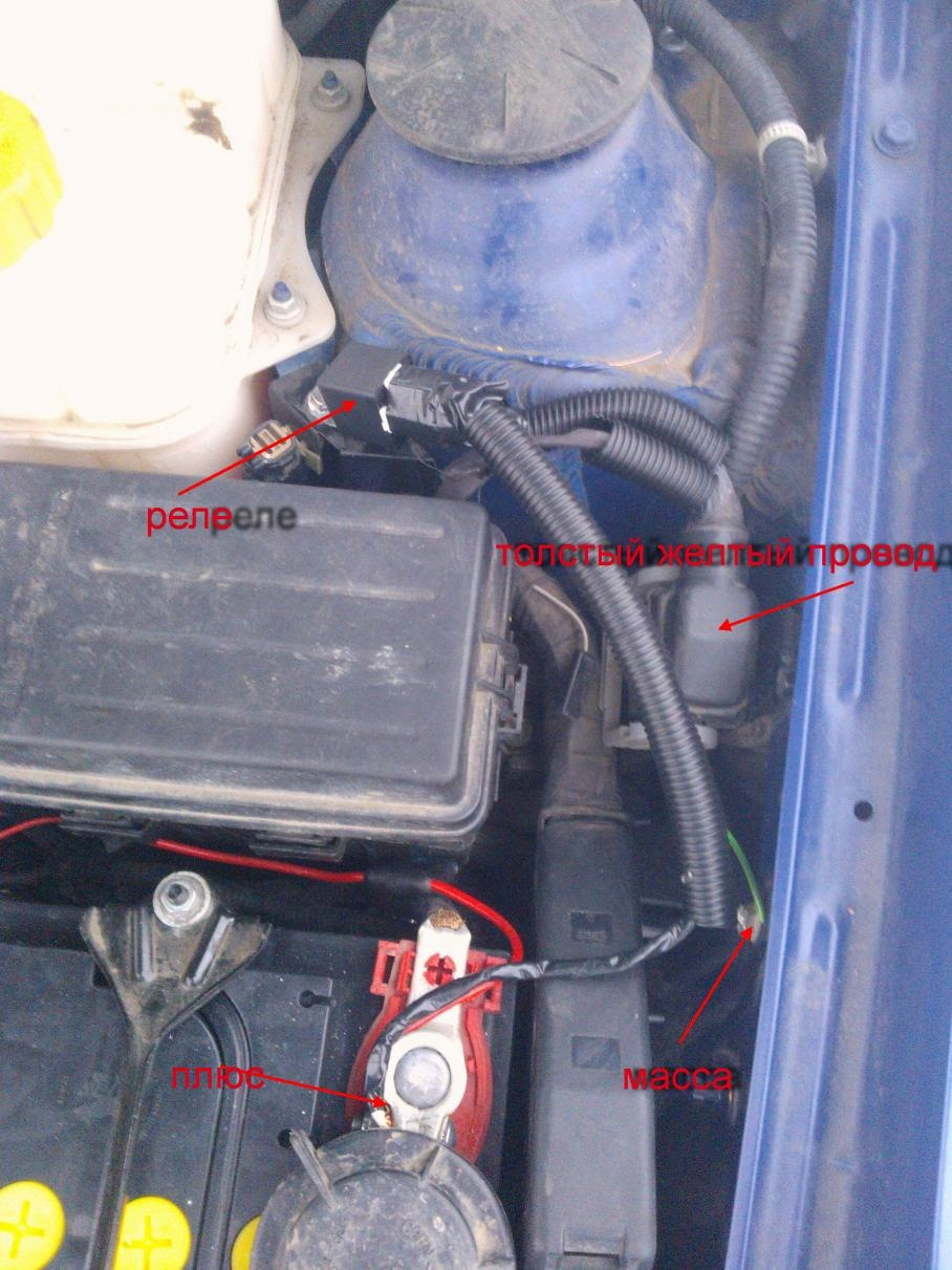 Замена втягивающего реле на стартере — Chevrolet Lacetti Sedan, 1,6 л ...