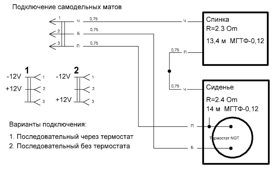 Сиденья : электроподогрев : своими руками - Ford C-MAX