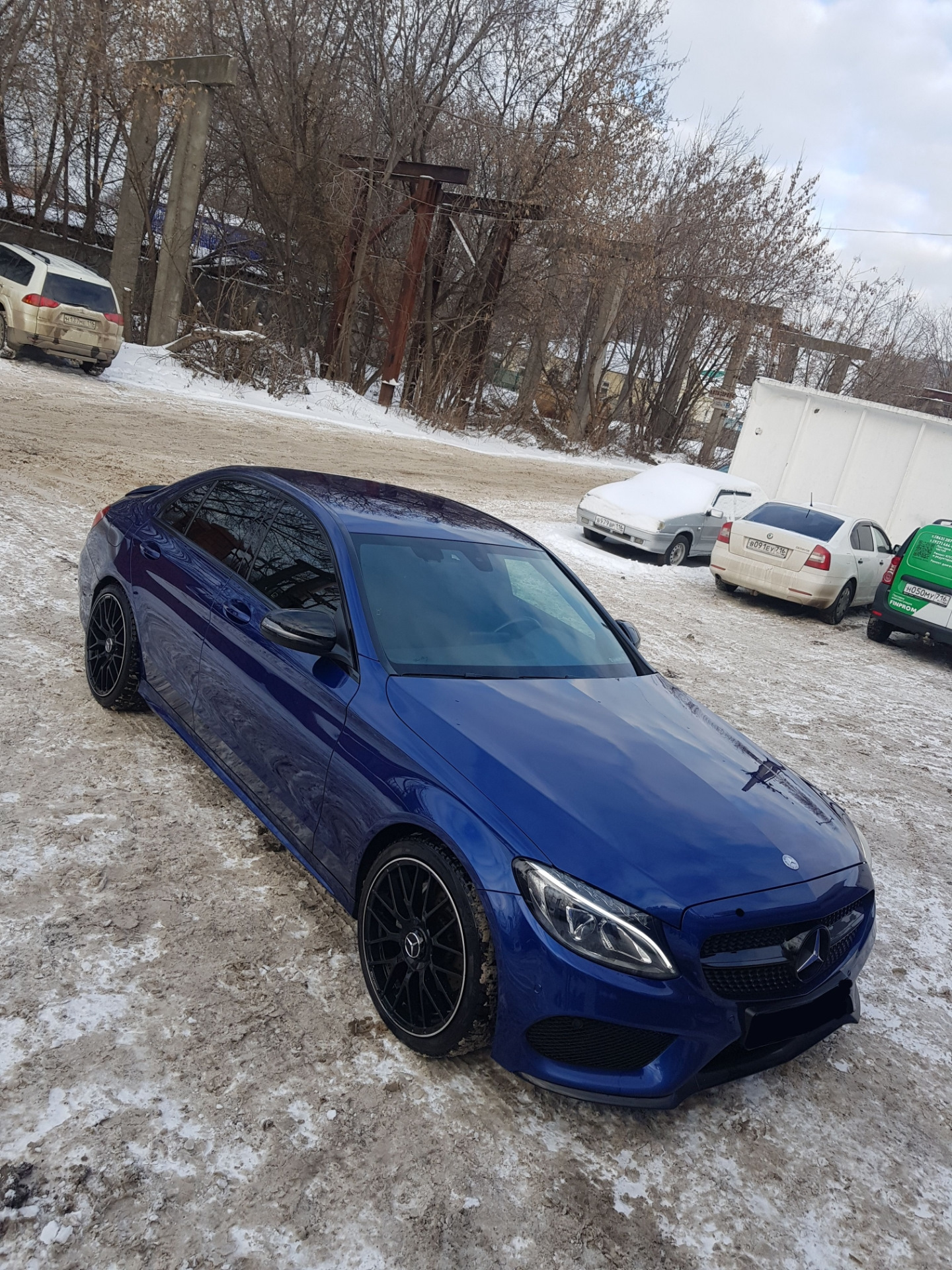 Синий w205 антихром