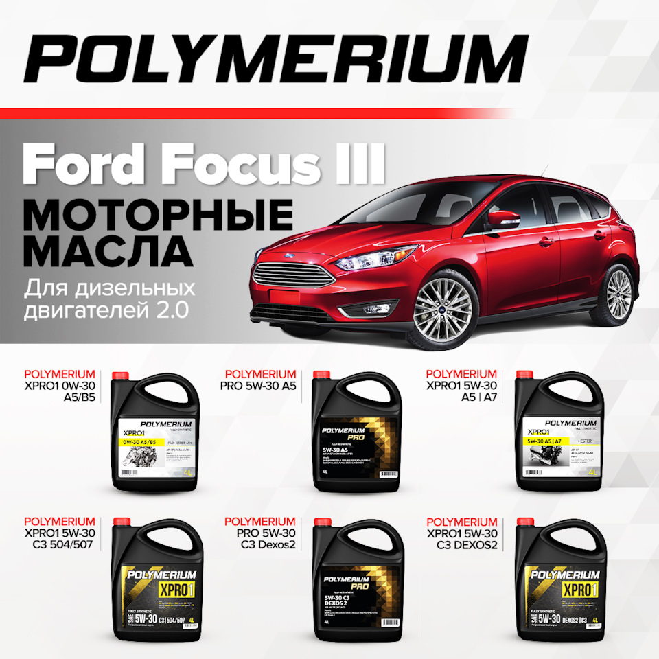 Какое масло подходит для FORD FOCUS — Polymerium | Полимериум на DRIVE2