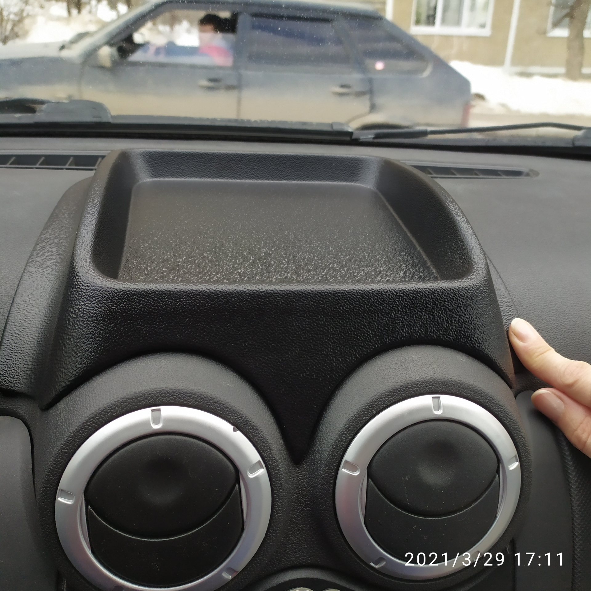 Органайзер на панель гуся. — Lada Ларгус, 1,6 л, 2014 года | тюнинг ...