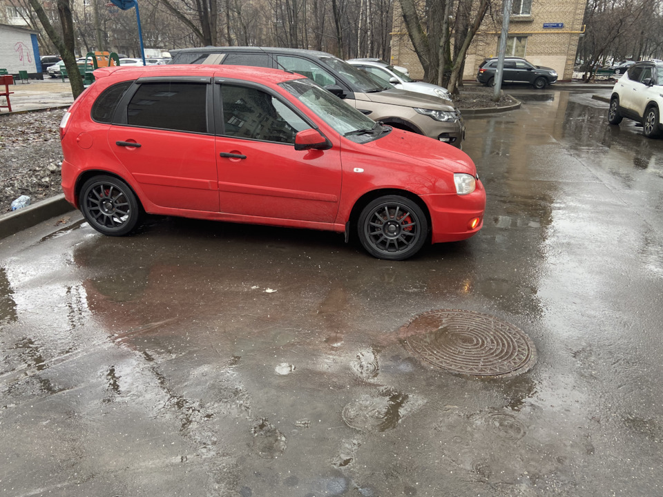 Подготовка к лету, переход на пружинные хомуты — Lada Калина Спорт (1G ...