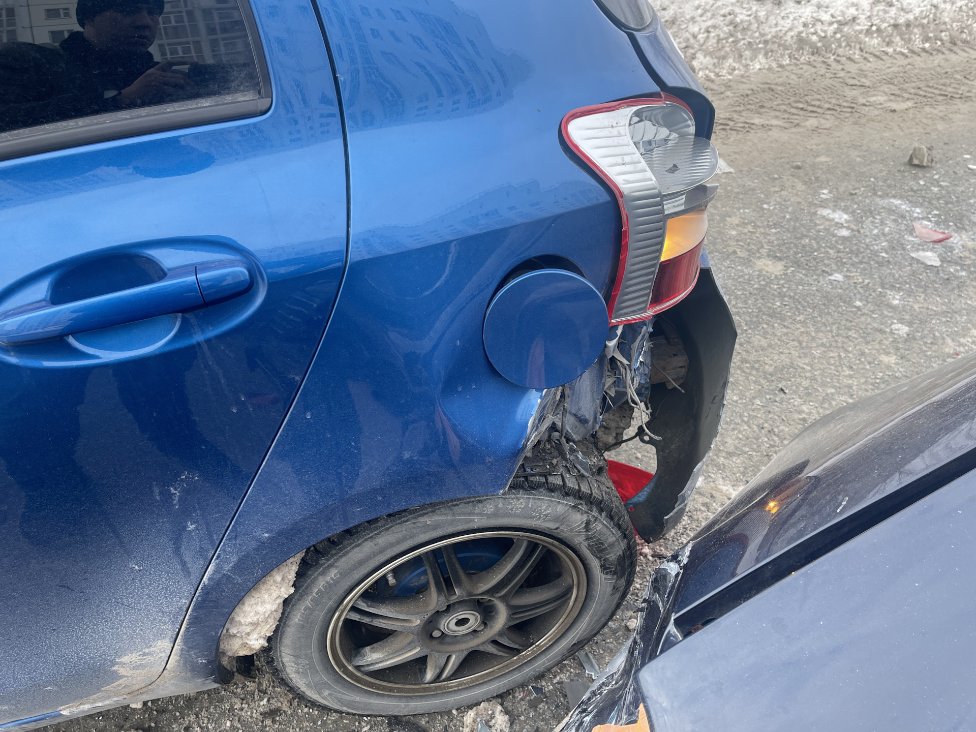 Шлёп — Toyota Yaris (p2), 1,3 л, 2007 года | ДТП | DRIVE2