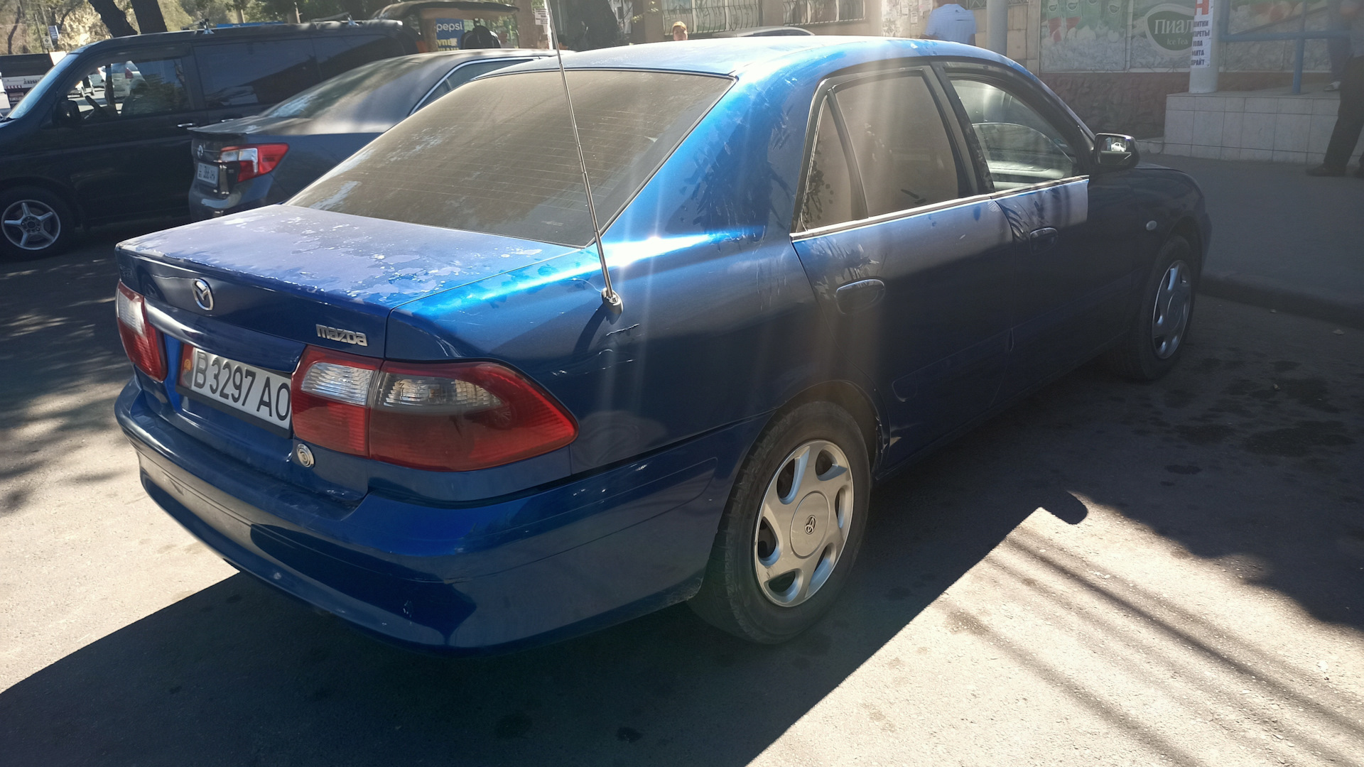 Mazda 626 V (GF) 1.8 бензиновый 2001 | Синий_Электра на DRIVE2