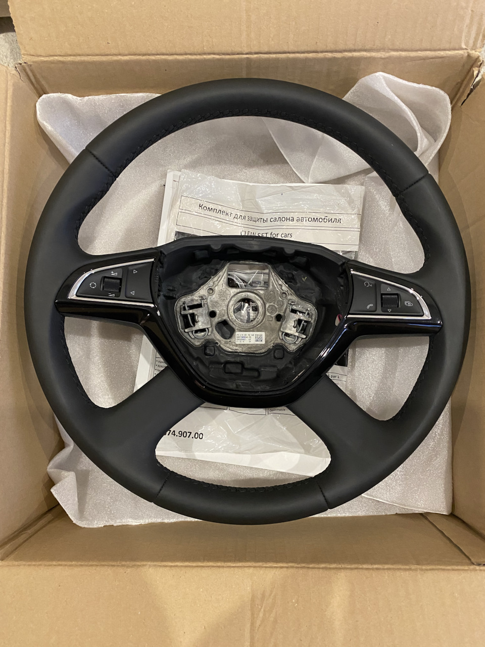Новый, старый руль! (классика) — Skoda Octavia A7 Mk3, 1,8 л, 2013 года ...