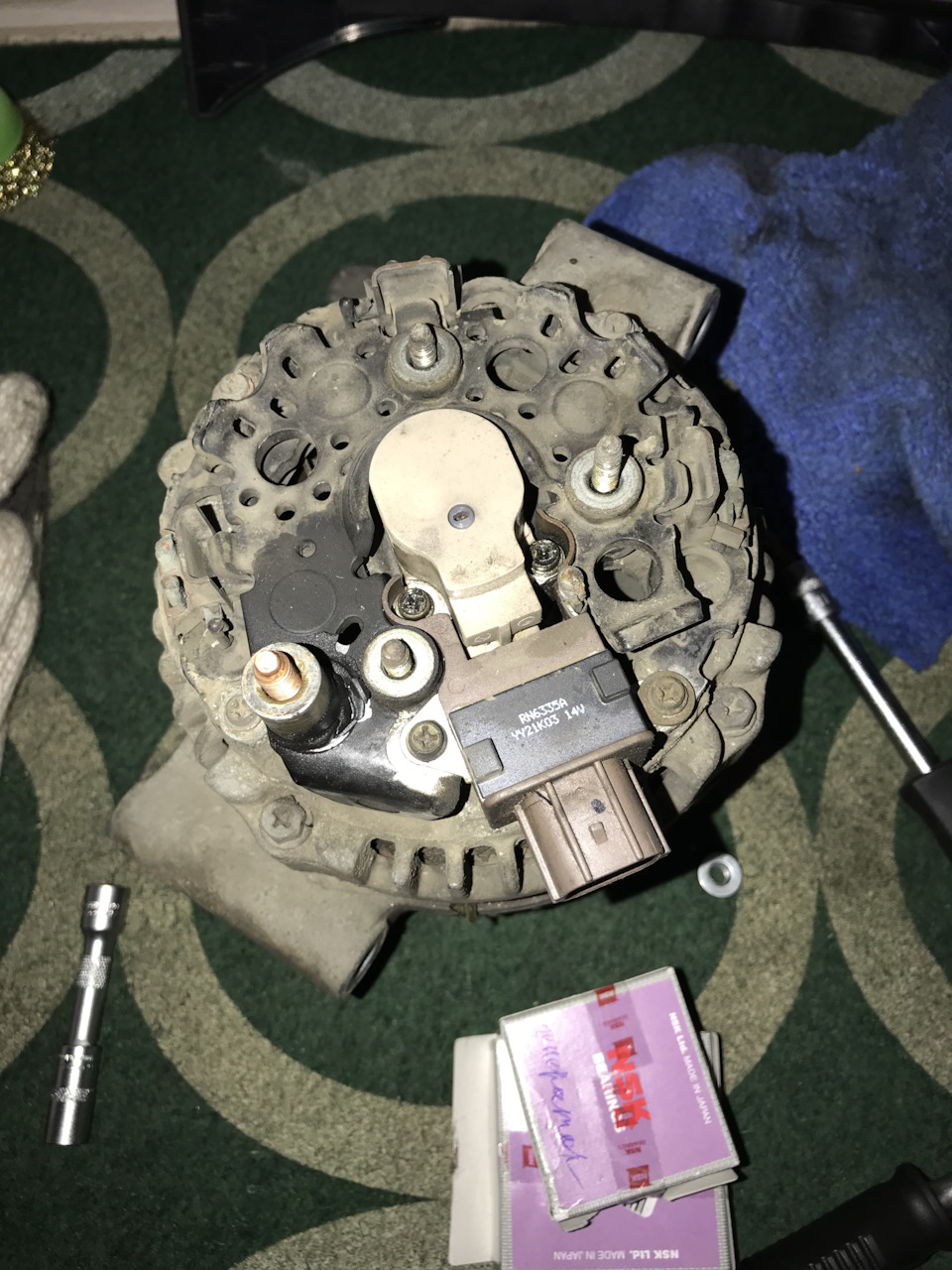 Генератор, пропала зарядка — Honda Accord (7G), 2,4 л, 2003 года ...