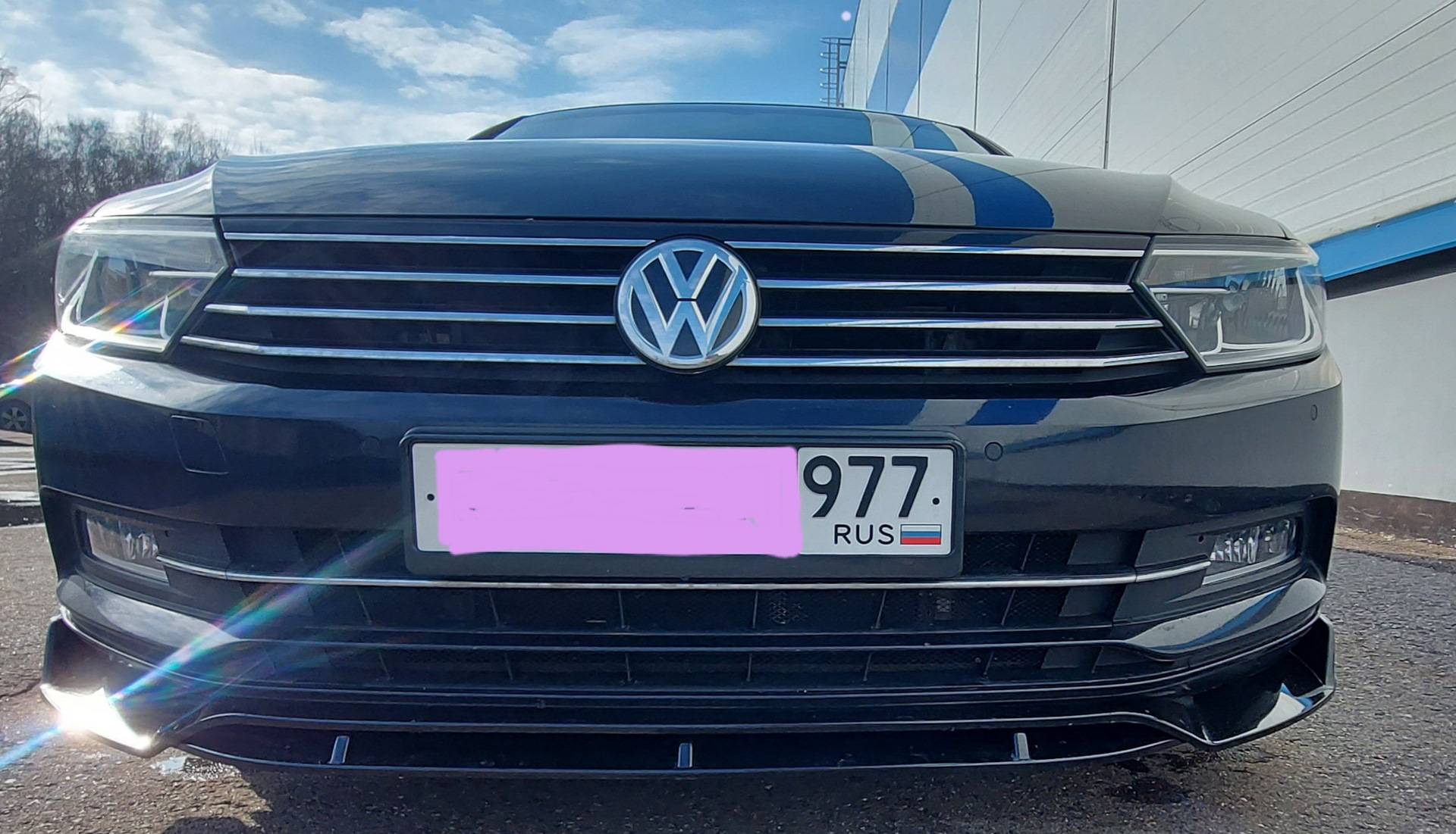 Губа:) — Volkswagen Passat Variant (B8), 1,4 л, 2018 года | стайлинг ...