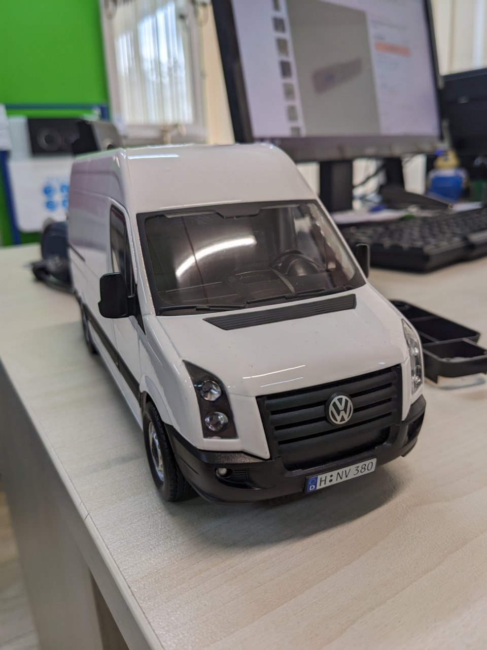 1:24 — Volkswagen Crafter (1G), 2,5 л, 2007 года | просто так | DRIVE2