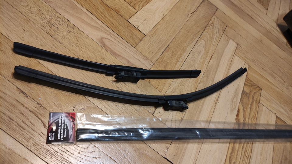 Бюджетная замена резинок на дворники Bosch — Skoda Rapid (1G), 1,4 л ...