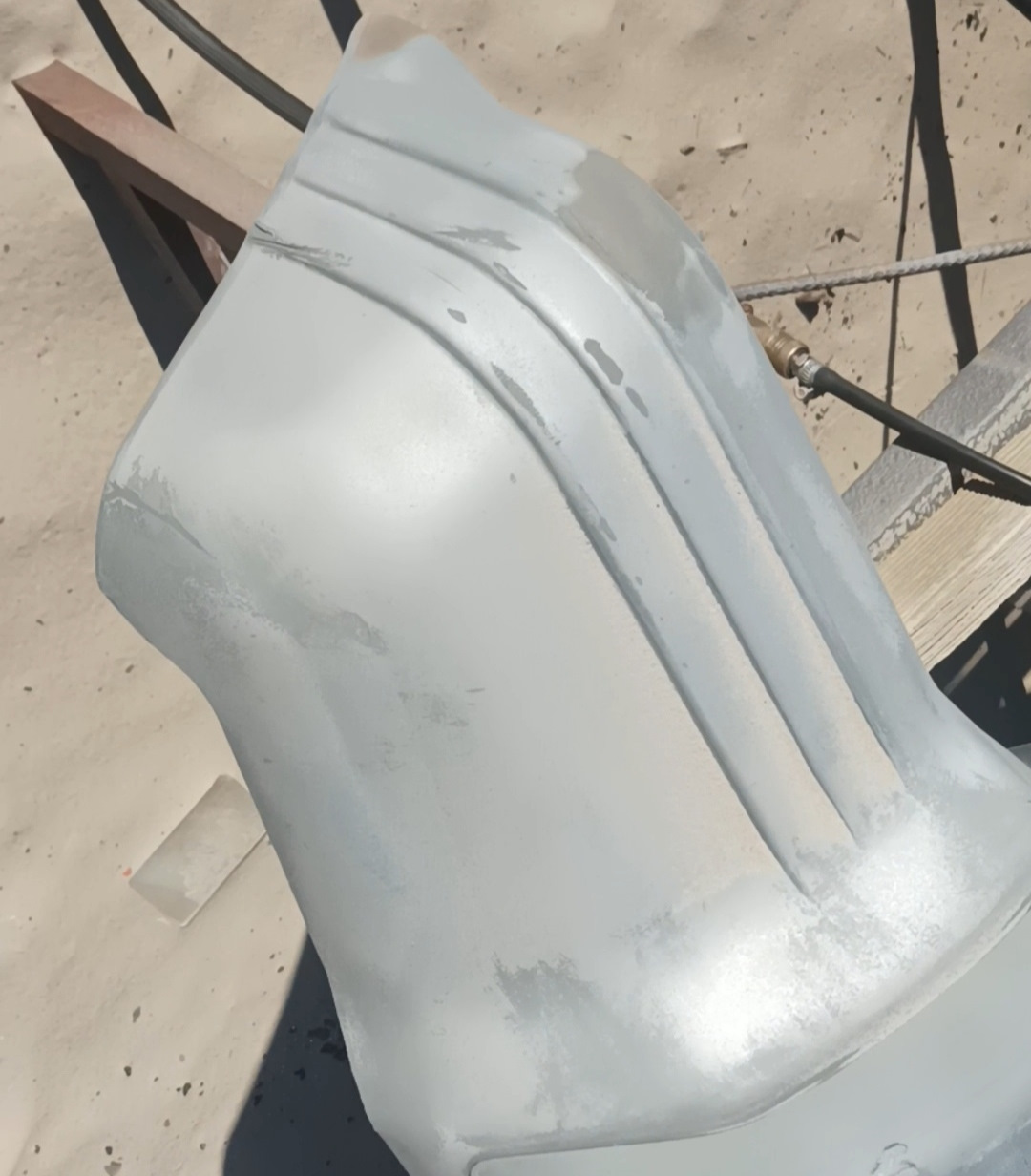 Пескоструем бампера — Mitsubishi Pajero (2G), 2,5 л, 1995 года ...