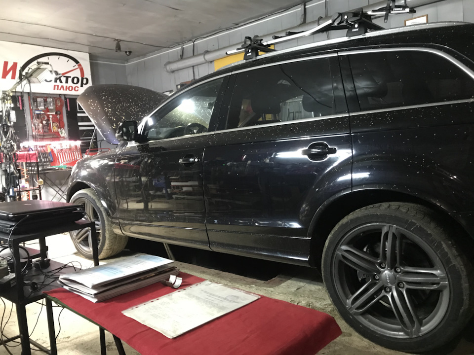 Чип Тюнинг Audi Q7 4.2TDI S-line в Витебске от Адакт — DRIVE2