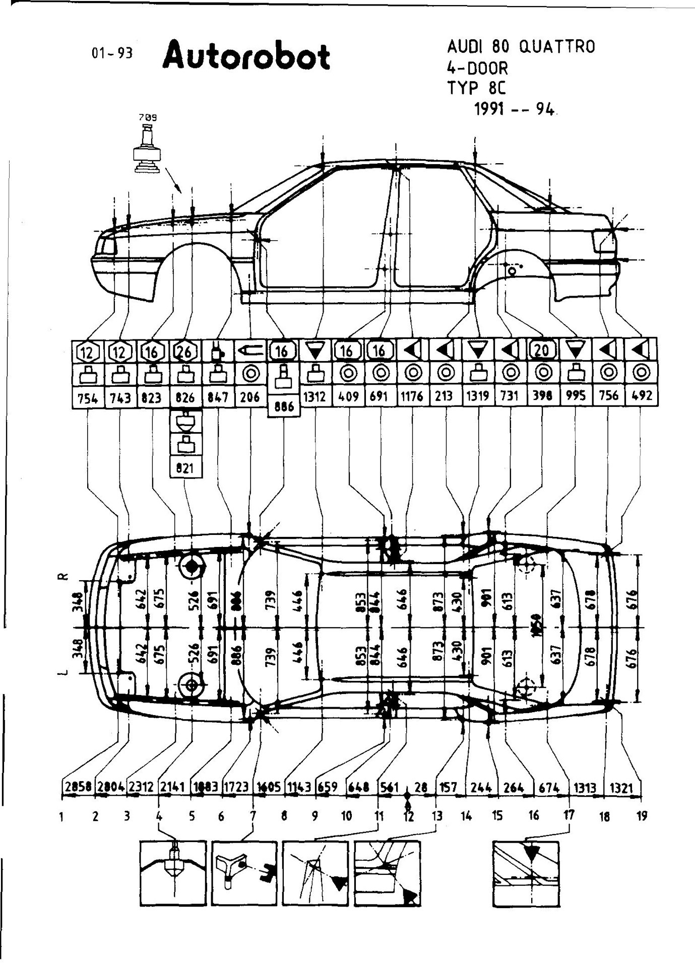 Масштаб 80. Контрольные точки кузова Audi 80 b3. Геометрия кузова Ауди 80 б3 седан. Размеры кузова Ауди 80 б3. Габариты Audi 80 длина.