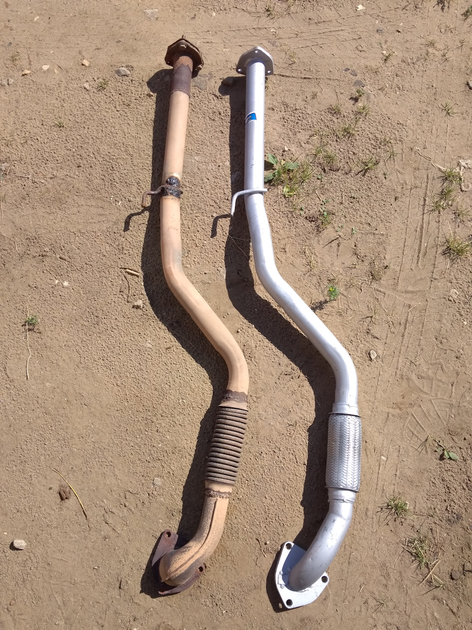 Замена приемной трубы. — DRIVE2