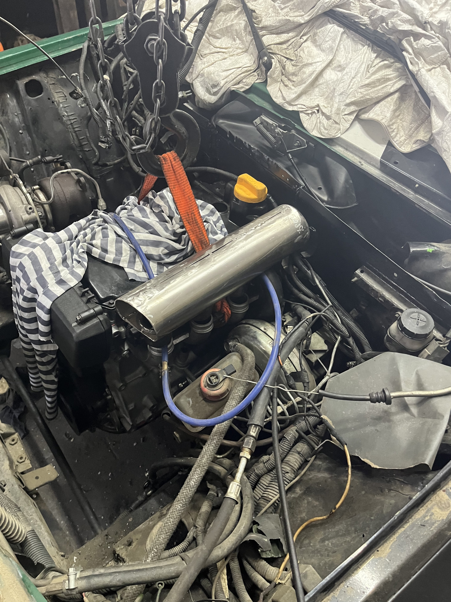 Самодельный ресивер на шеснарь — Lada 21033, 1,7 л, 1985 года | своими ...