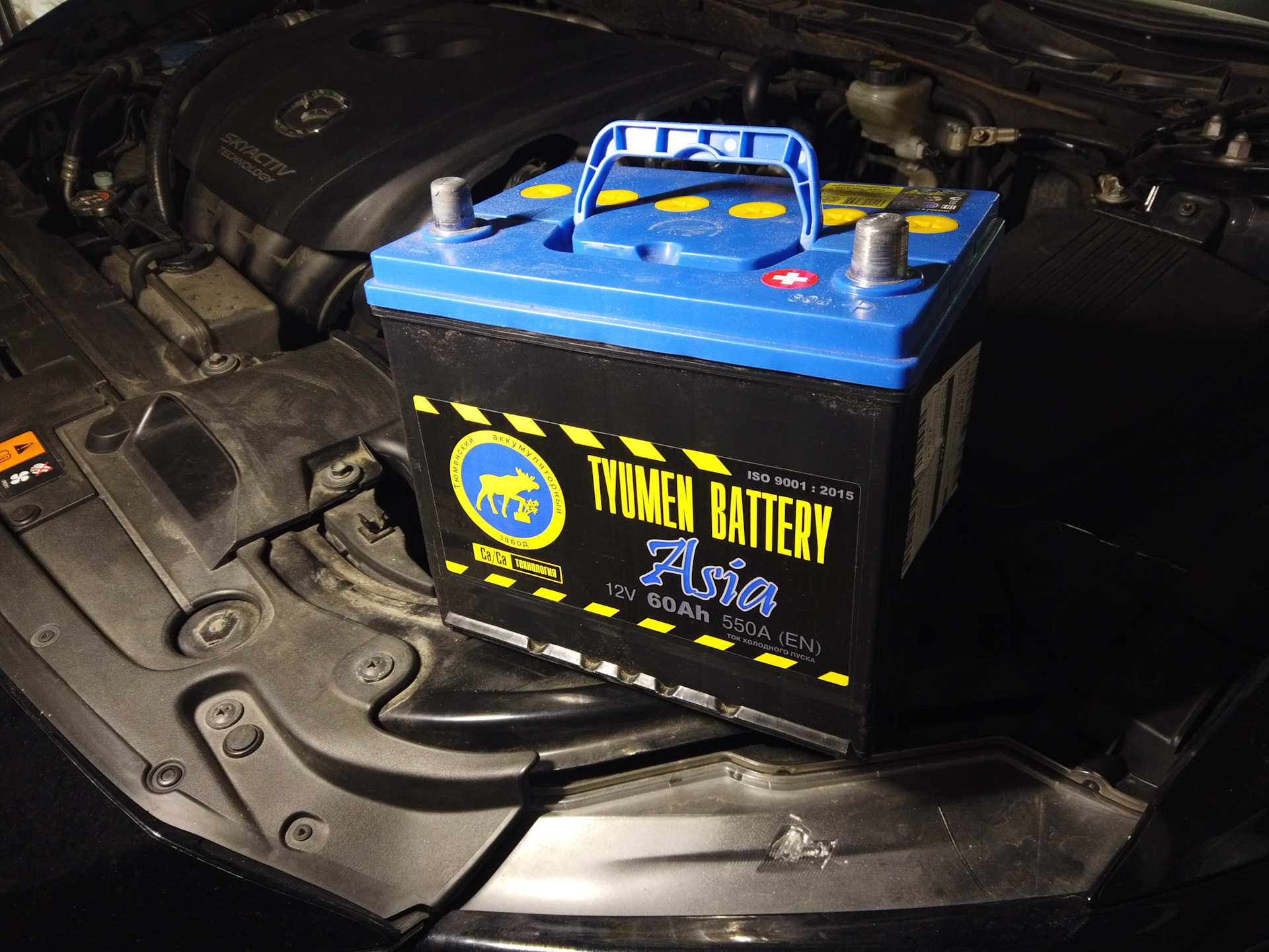 Аккумулятор Tyumen Battery Asia в Мазду — Mazda 6 (3G) GJ, 2 л, 2012 года |  запчасти | DRIVE2