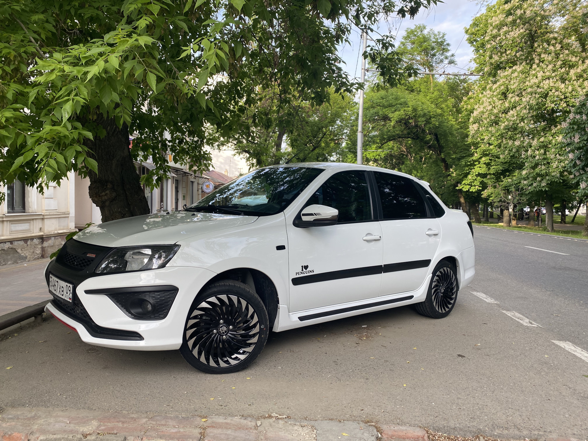 Новые диски на гранту — Lada Гранта (1G), 1,6 л, 2015 года | колёсные ...