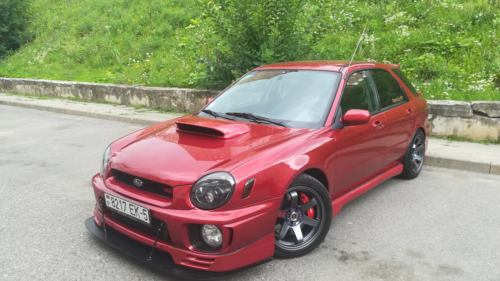 Subaru Impreza WRX (GD, GG) 2.0 бензиновый 2002 | Красный снаряд на DRIVE2