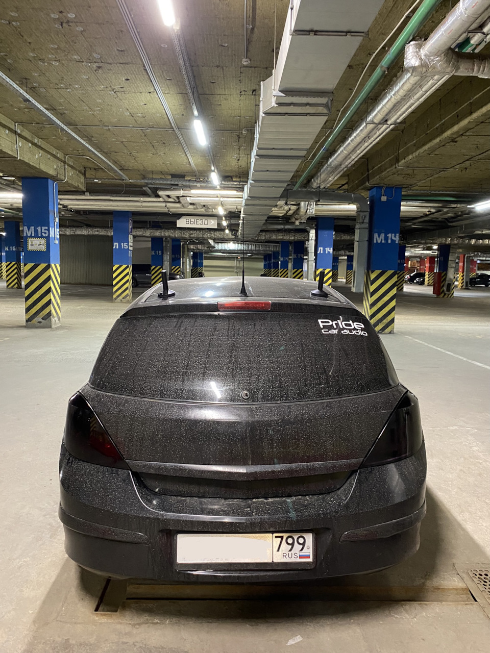 Тонировка фонарей лаком — Opel Astra H, 1,4 л, 2008 года | стайлинг ...