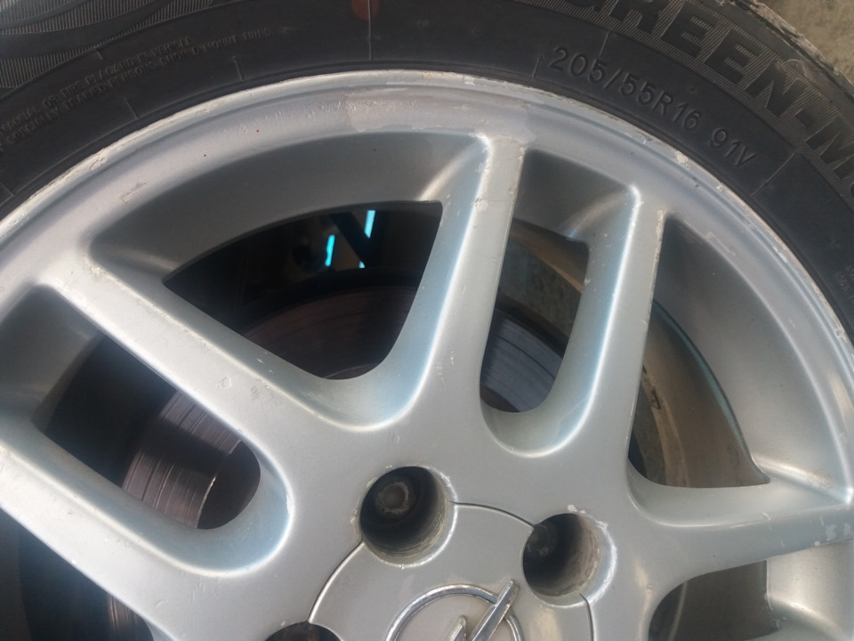 Покраска дисков с баллончика +наклейка DRIVE2 — Opel Vectra B, 2 л ...