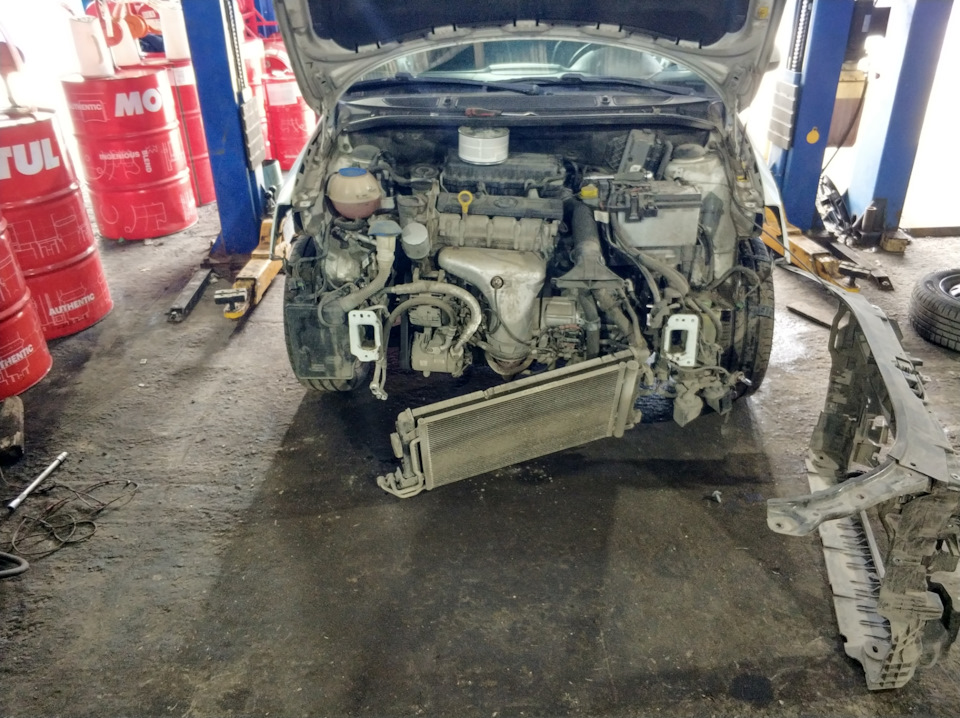 Мойка радиаторов со снятием. — Skoda Roomster, 1,6 л, 2014 года | визит ...