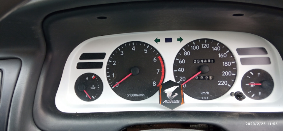 Приборная панель — Toyota Corolla (100), 1,3 л, 2001 года | электроника ...