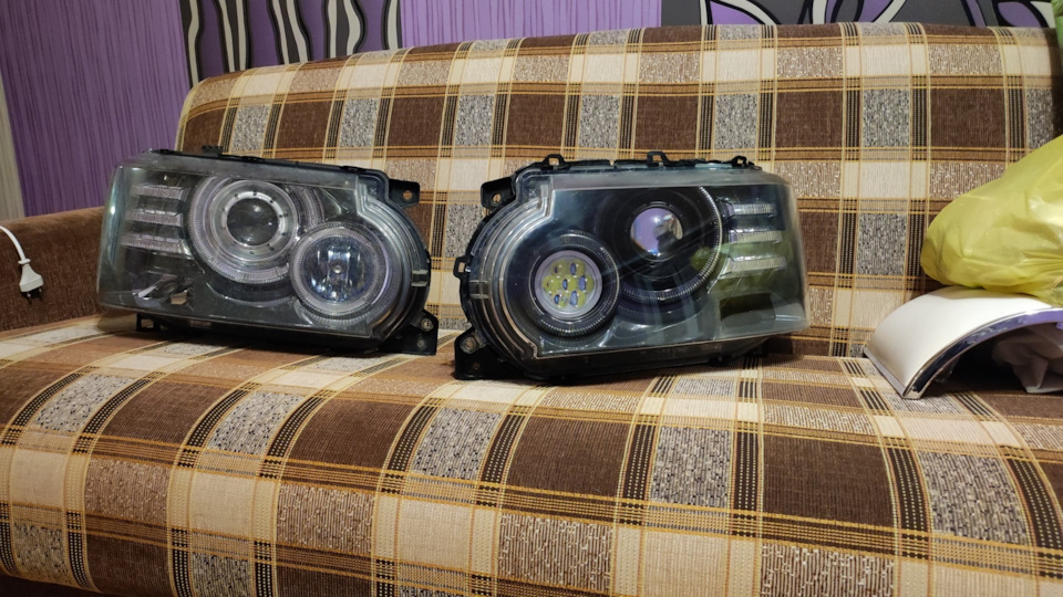 Модули дальнего света — Land Rover Range Rover (3G), 3,6 л, 2007 года ...
