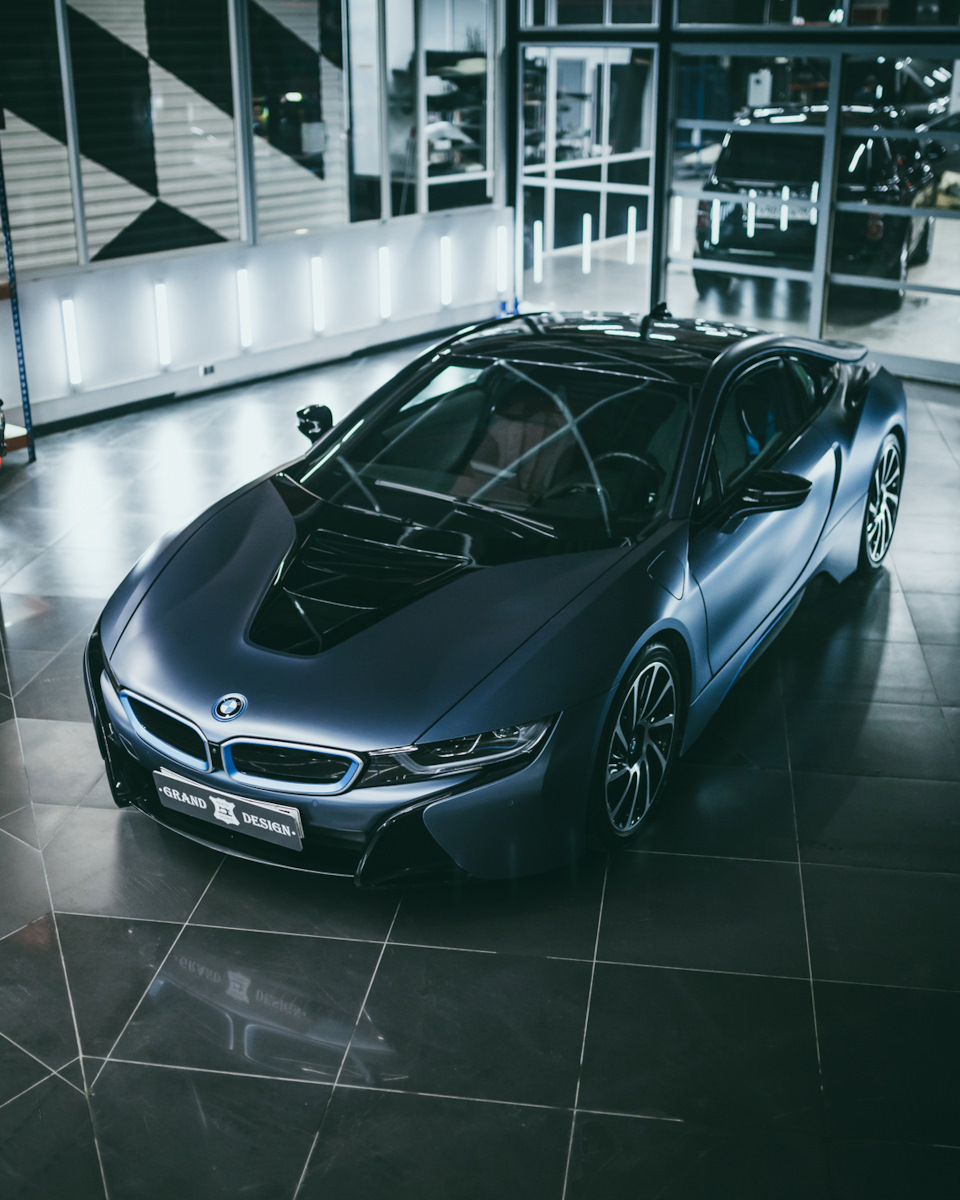 Оклейка кузова BMW i8 виниловой пленкой — Grand Design на DRIVE2