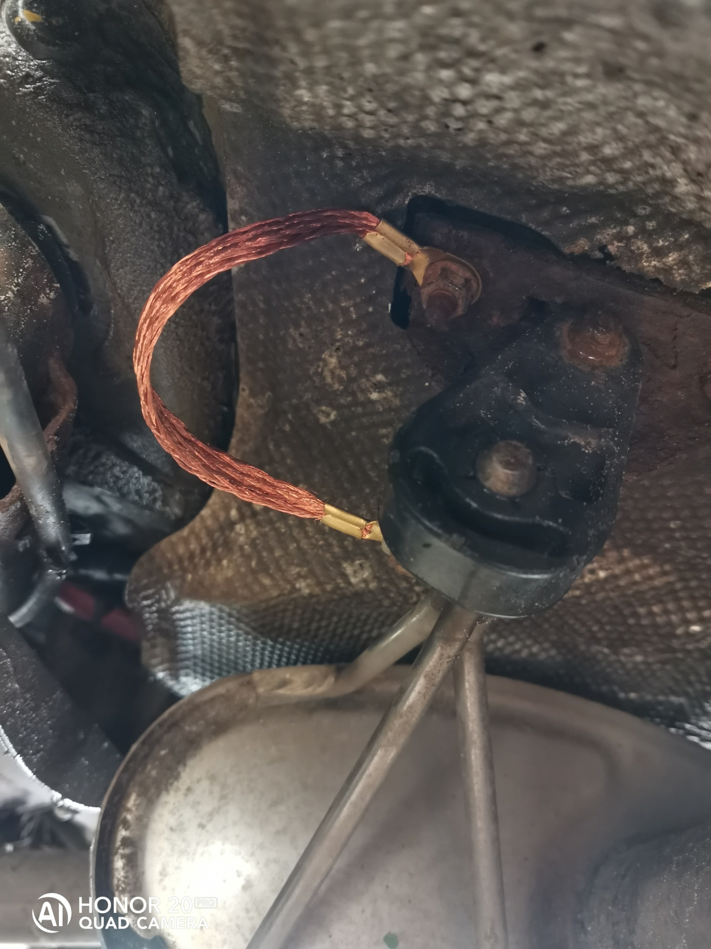 Масса"косичка" и провод парктроника — BMW X5 (E70), 3 л, 2007 года ...