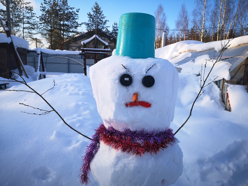 позитивный снеговик))) — Lada Vesta SW Cross (1G)