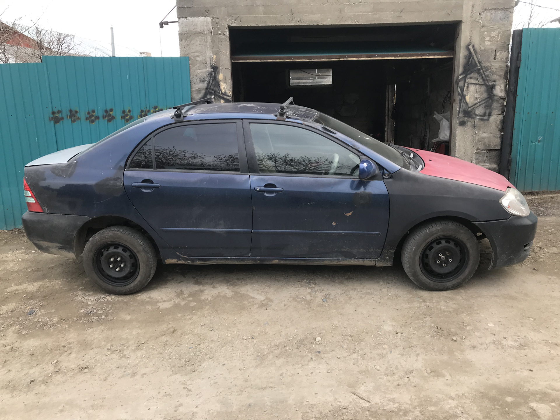 Corolla 120, замена ступиц 4х100 на 5х100. — Toyota Corolla (120), 1,5 л,  2002 года | тюнинг | DRIVE2