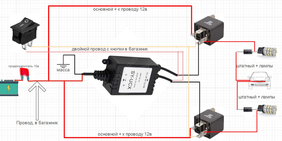 Схема дискотечного стробоскопа