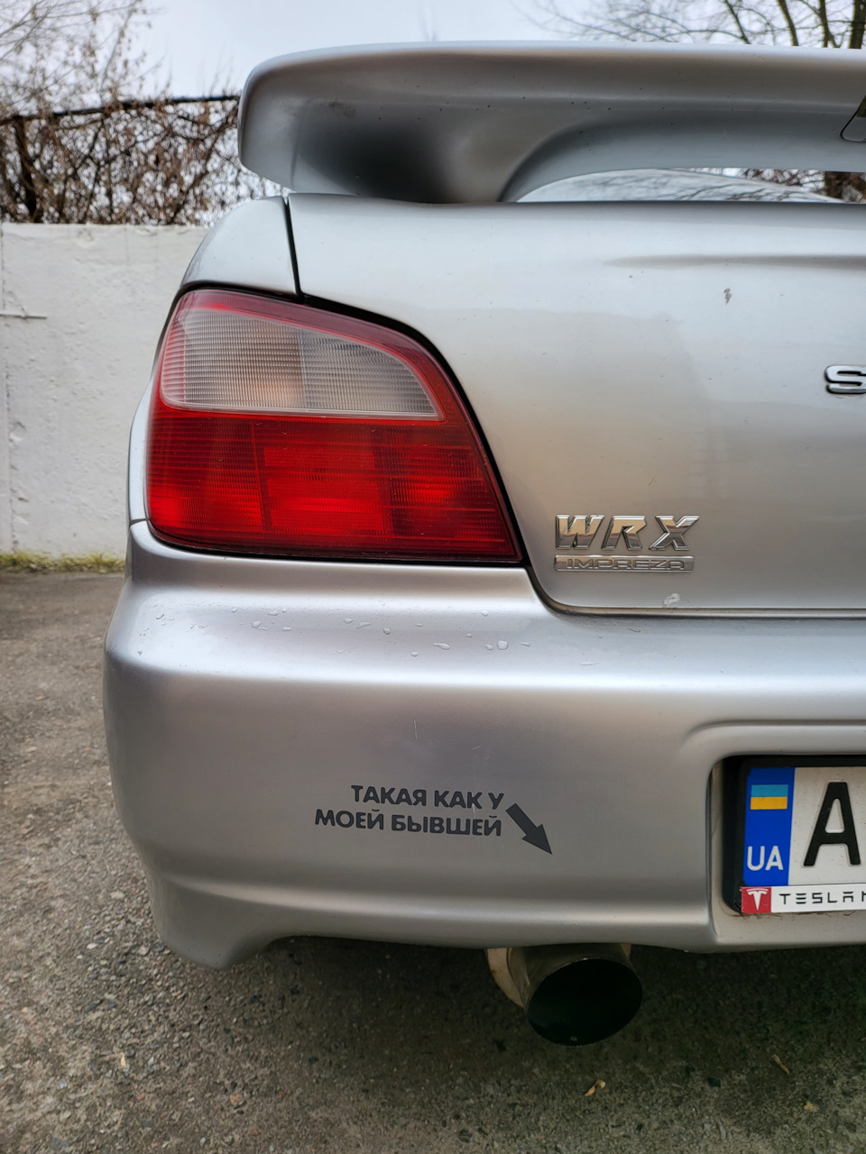 Наклейки — Subaru Impreza WRX STI (GD), 2 л, 2002 года | стайлинг | DRIVE2