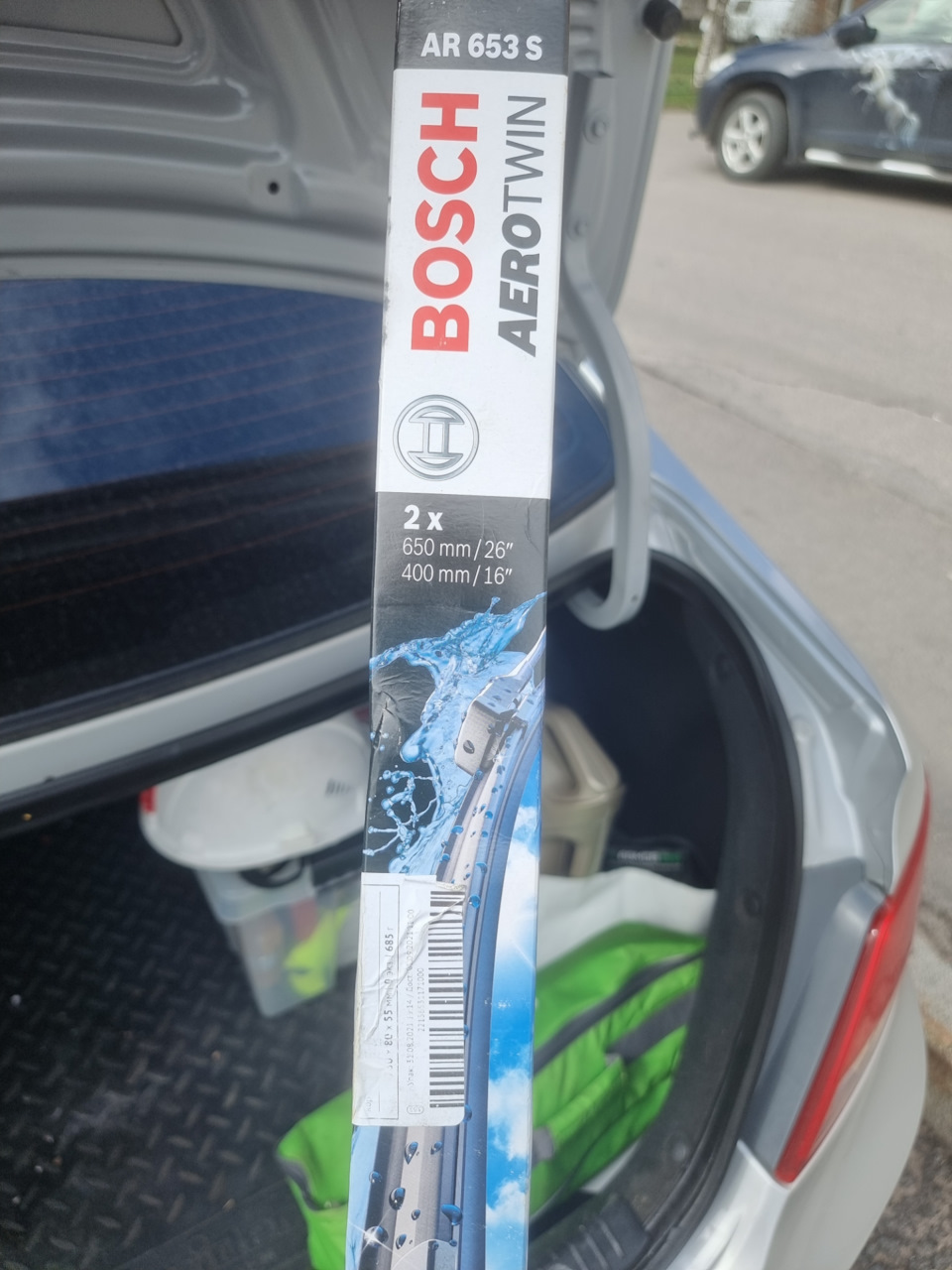 Щётки Bosch Aerotwin AR653S — Hyundai Solaris (1G), 1,6 л, 2015 года ...