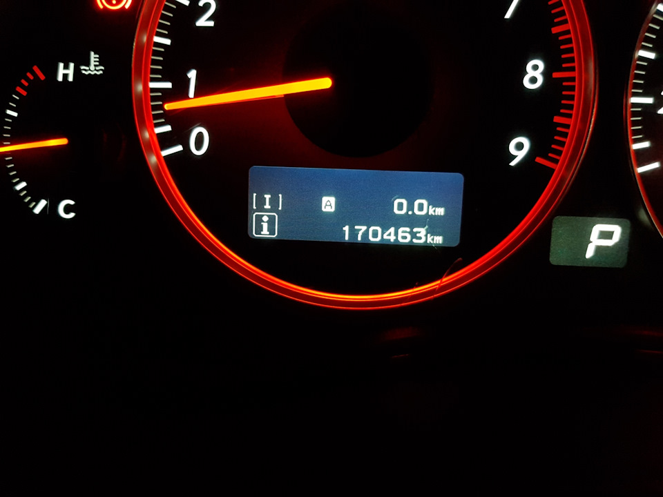 Первый замер расхода топлива — Subaru Outback (BP), 3 л, 2007 года ...