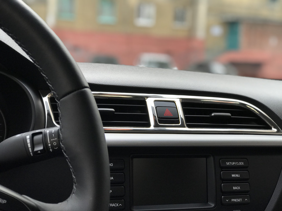 Накладки под «хром» — KIA Rio (4G), 1,6 л, 2018 года | тюнинг | DRIVE2