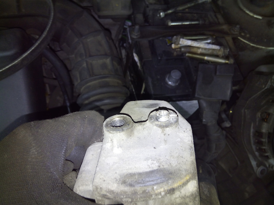 Ремень генератора на Калине с 8кл двигателем с кондиционером — Lada ...