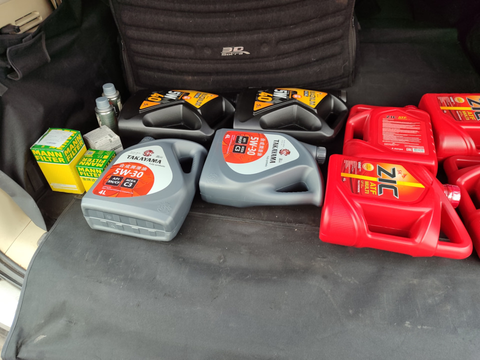 Масла в коробку/раздатку/диффы — Nissan Patrol (Y62), 5,6 л, 2012 года ...