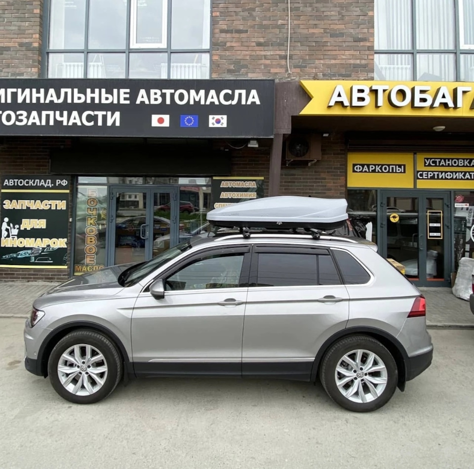 Сложность выбора бокса на крышу Тигуана 2 — Volkswagen Tiguan (2G), 1,4 л,  2021 года | аксессуары | DRIVE2