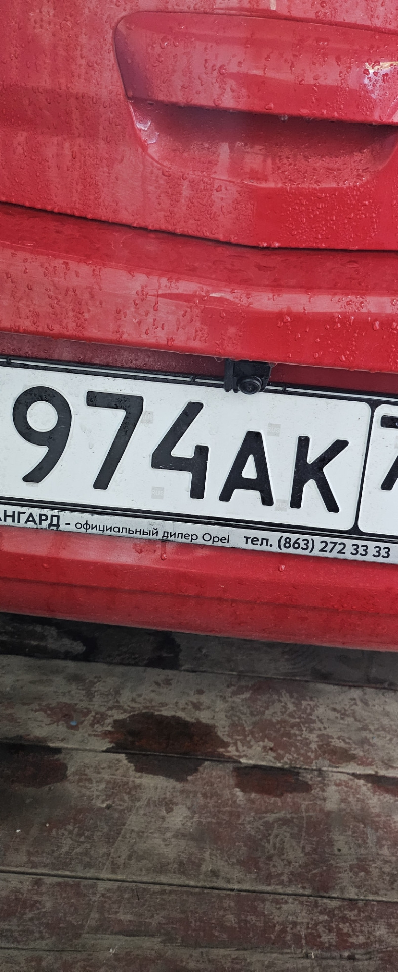 Камера заднего вида с омывателем — Opel Corsa D, 1,4 л, 2008 года ...
