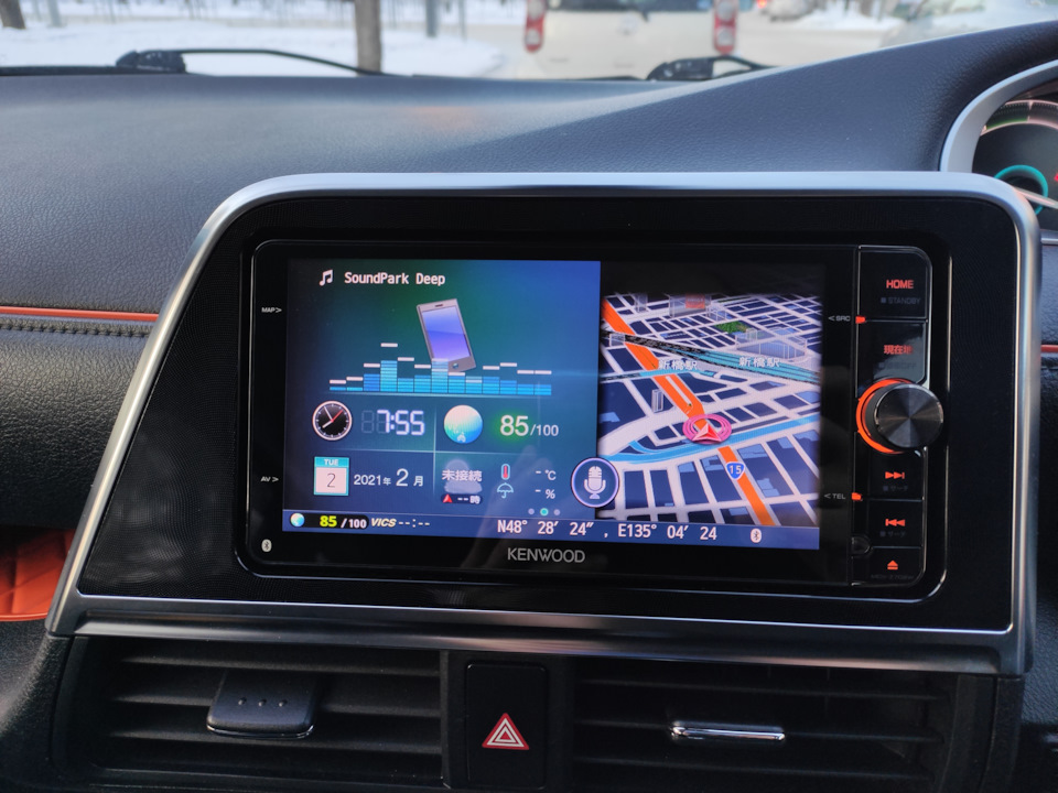 KENWOOD 2015年　MDV-Z702W (E15) Процессорная магнитола Kenwood MDV-Z702w, другой, б/у, в