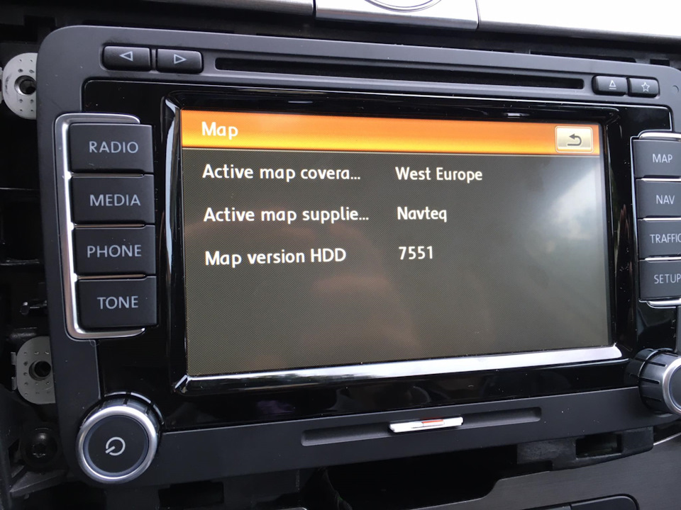 RNS 510 — maps update 8557 via SD card — Volkswagen Passat Variant, 2.0 liter, 2011 year on DRIVE2