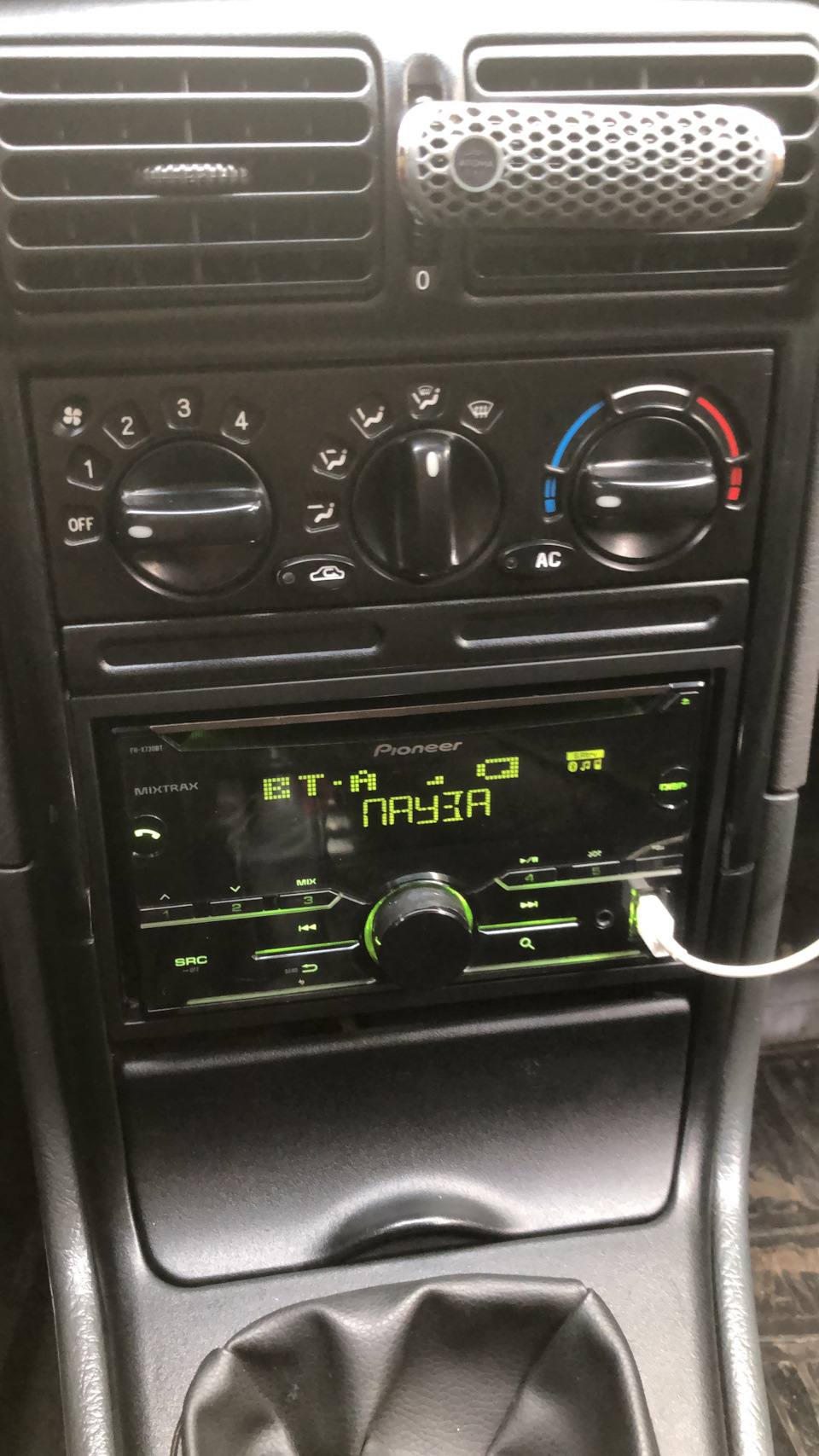 Установка двухдиновой магнитолы пионер — Daewoo Espero, 2,5 л, 1998 ...