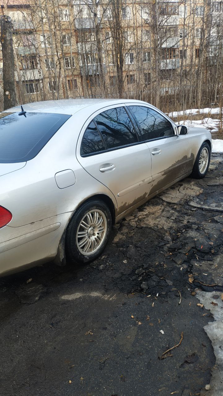 Запись #169 Замена тормозухи и переобувка — Mercedes-Benz E-class (W211),  2,2 л, 2003 года | своими руками | DRIVE2