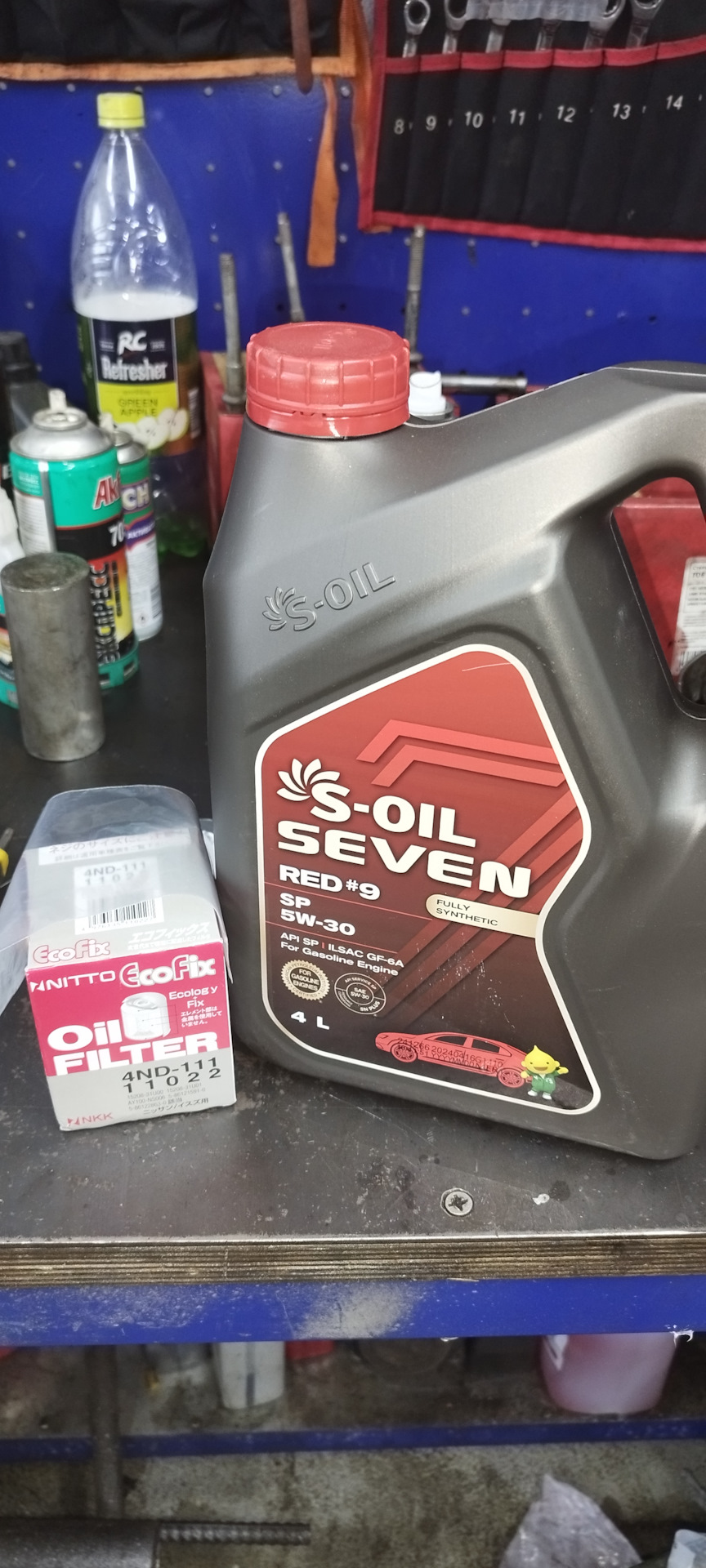 Внеплановая замена масла S-OIL SEVEN RED#9 SР 5W-30 — Nissan X-Trail ...