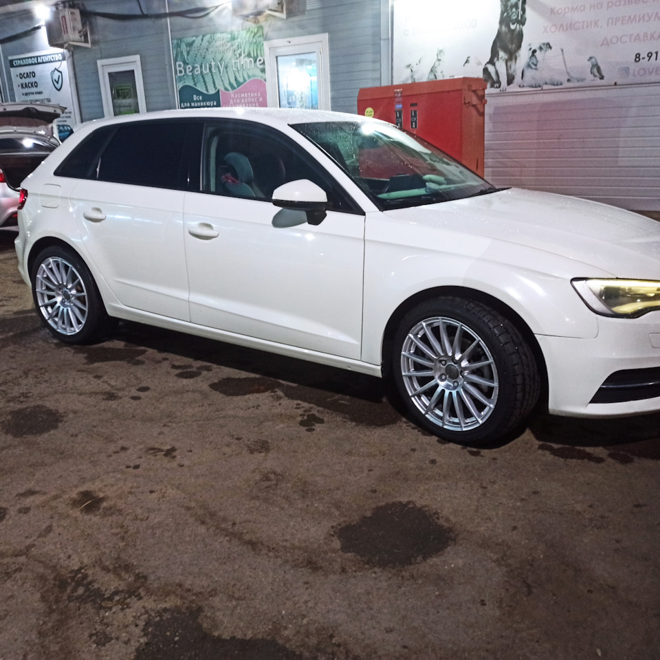 Диски Ronal А4 б7 DTM на А3 8v — Audi A3 Sportback (8VA), 1,4 л, 2013 ...