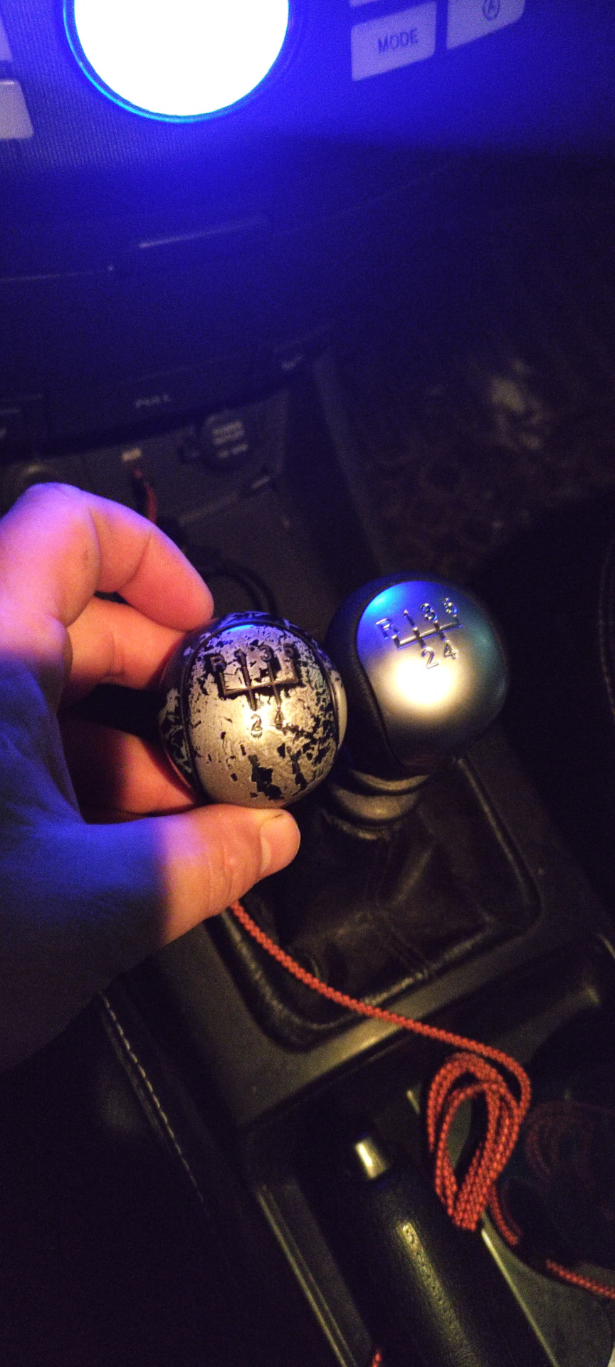 Ручка КПП — Hyundai Elantra (4G), 1,6 л, 2007 года | аксессуары | DRIVE2