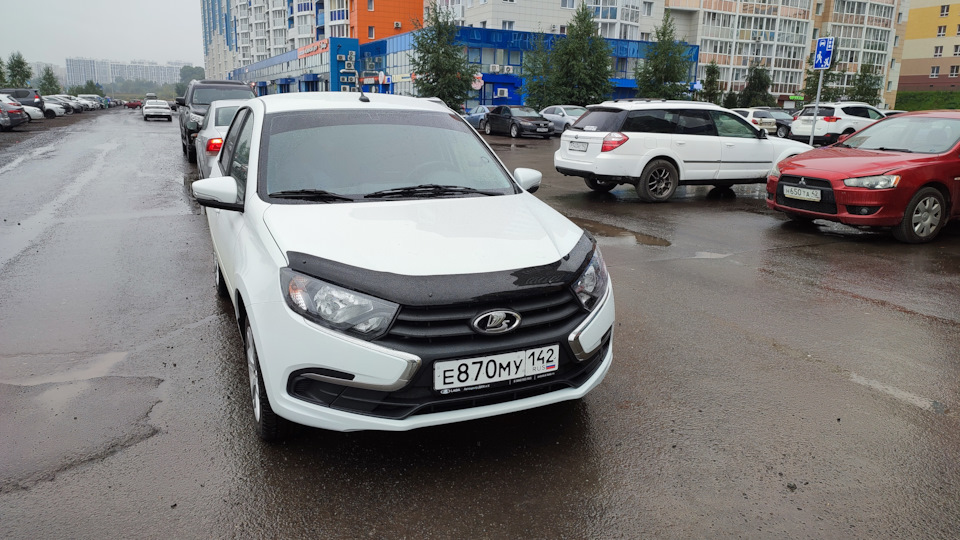 Ветровики. — Lada Гранта (2G) FL, 1,6 л, 2023 года | аксессуары | DRIVE2